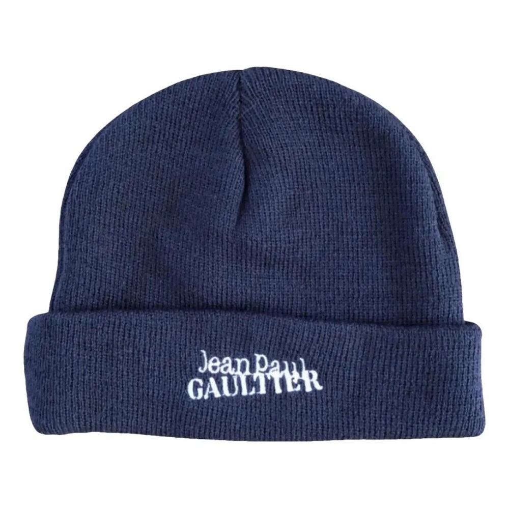 John Paul Gaultier Beanie Hat in Navy
